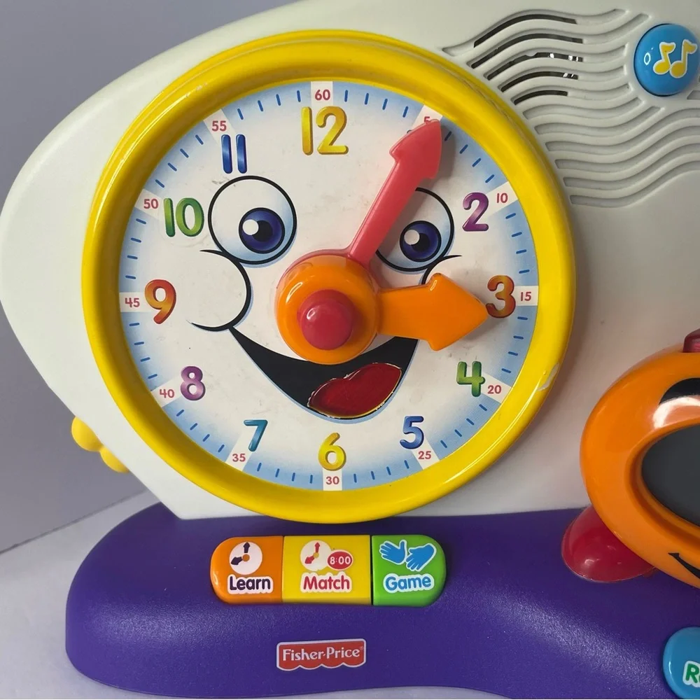 Fisher Price Fun 2 Learn TEACHING CLOCK - K4074 2006 - Picture 3 of 11